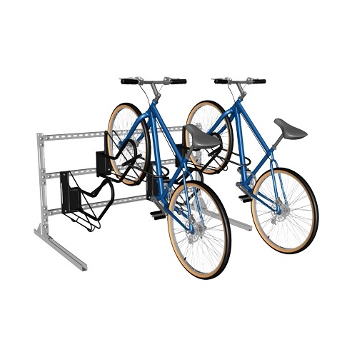 CAD Drawings BIM Models CycleSafe, Inc. 90º 4-Bike Stall
